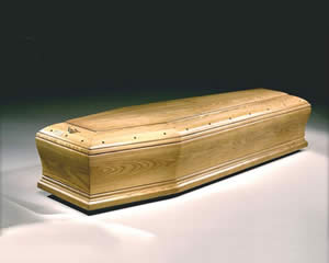 Cofano funebre in legno massello Flexa